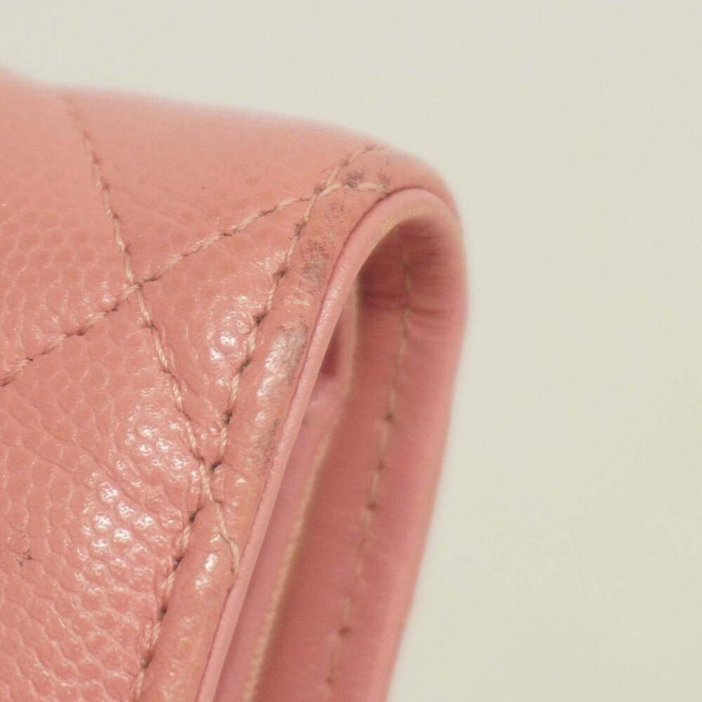 CHANEL Pink Caviar Leather Wallet - Picture 9 of 11